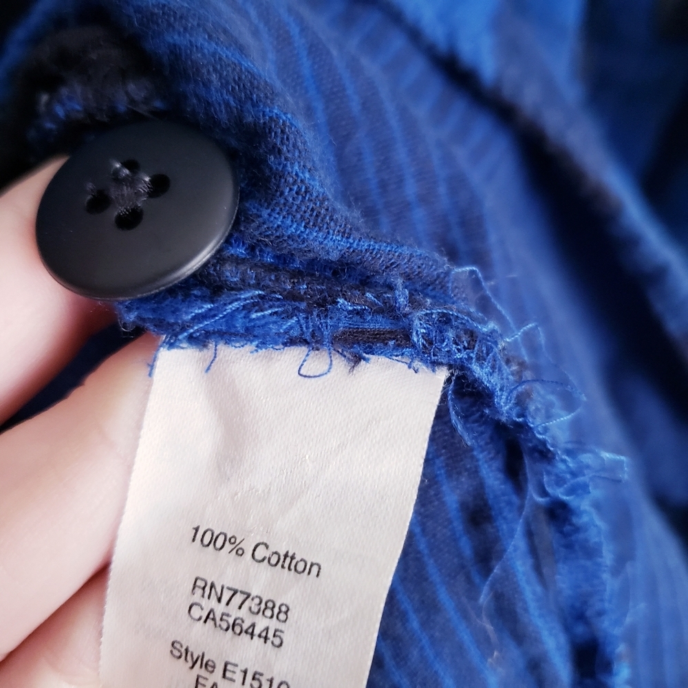 Madewell Latitude Blue and Black Buffalo Check Tunic Shirt Dress - Picture 9 of 10